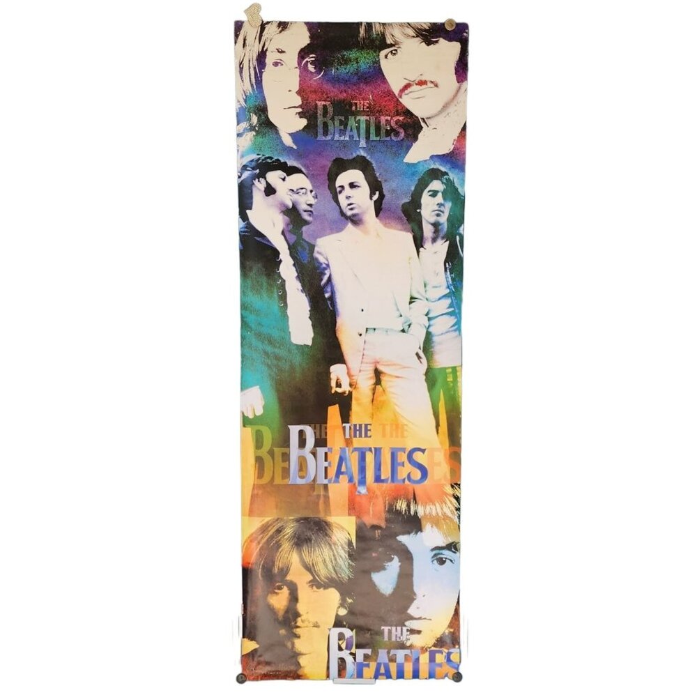 2002 Vintage The Beatles Funky Signatures Network #D104 Apple Corps Poster 21x62